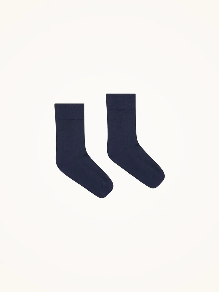 Wolford Socks Cashmere Silk Socks Navy 8211 Women
