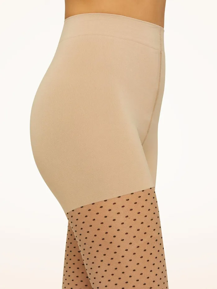 Wolford Tights and Socks Control Dots Tights Fairly Lightblack 8211 Women