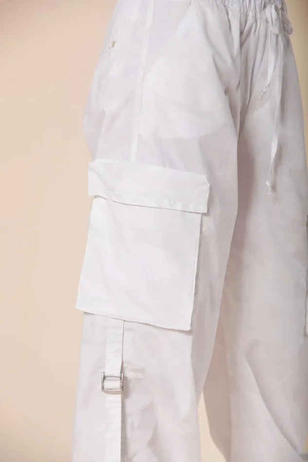 Woman Francis Cargo Jogger Pants In Tencel With Camouflage Print Relaxed Mason039s Pants