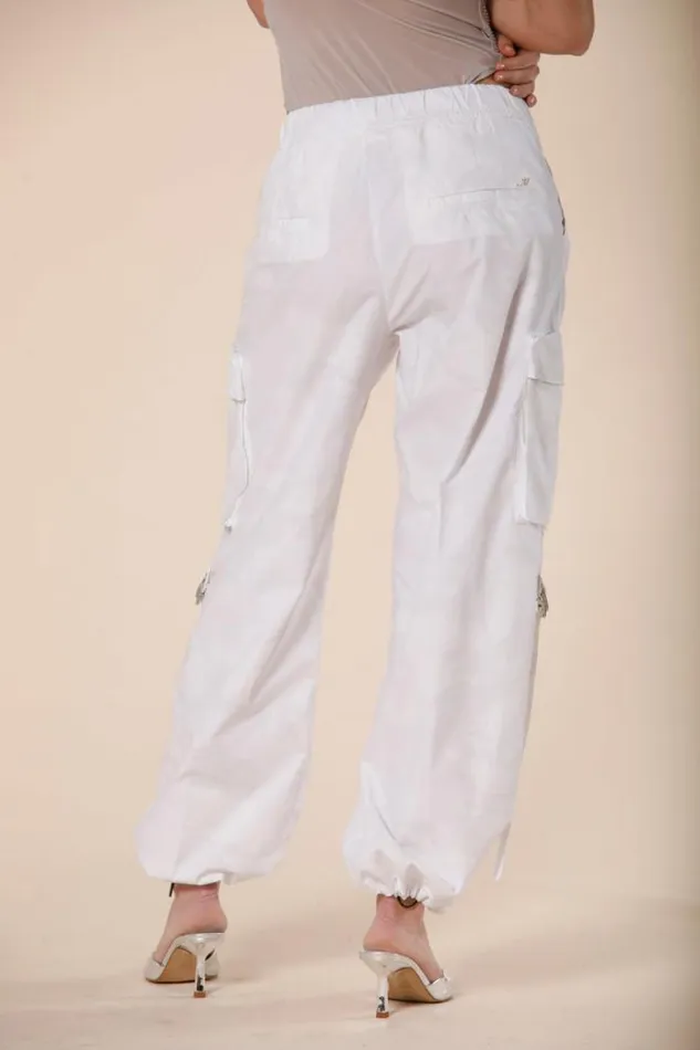 Woman Francis Cargo Jogger Pants In Tencel With Camouflage Print Relaxed Mason039s Pants