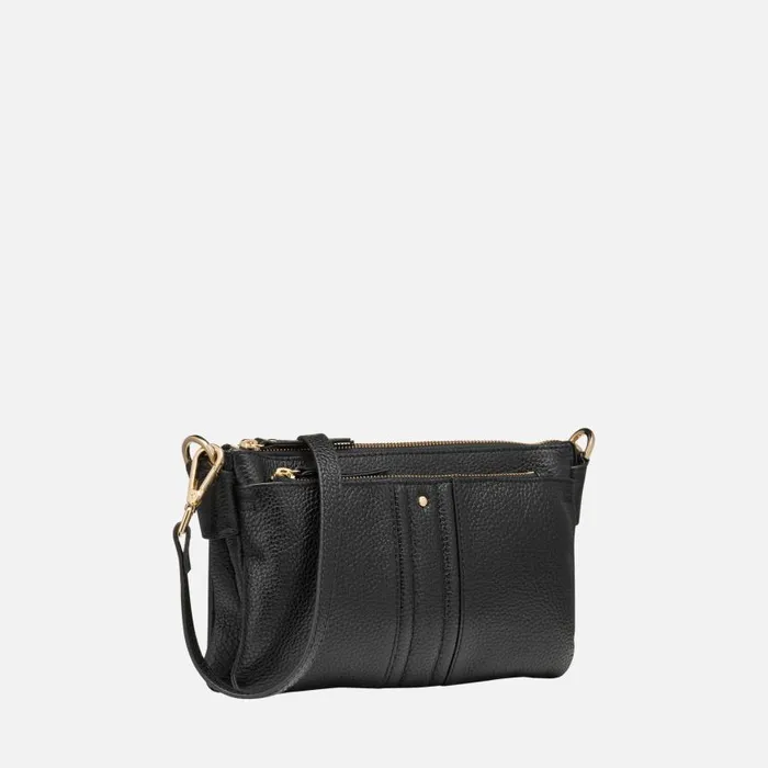 Woman Geox Bags CLAREE WOMAN Black Crossbody Bag Black
