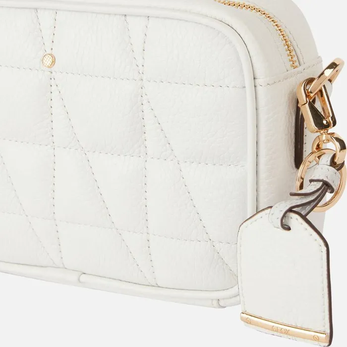 Woman Geox Bags NARCISIA Women039s White Shoulder Bag CASHMERE White