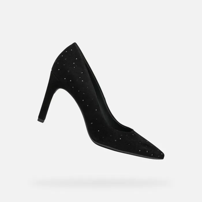 Woman Geox Pumps FAVIOLA WOMAN Brilliant Black Highheeled Court Shoes Brilliant Black