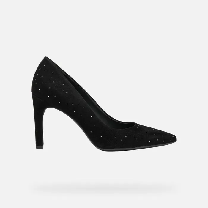 Woman Geox Pumps FAVIOLA WOMAN Brilliant Black Highheeled Court Shoes Brilliant Black