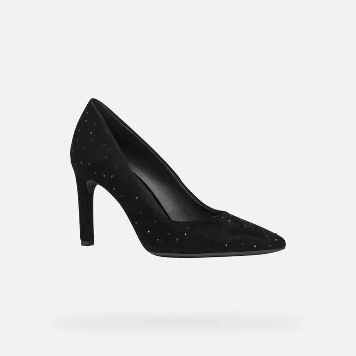 Woman Geox Pumps FAVIOLA WOMAN Brilliant Black Highheeled Court Shoes Brilliant Black