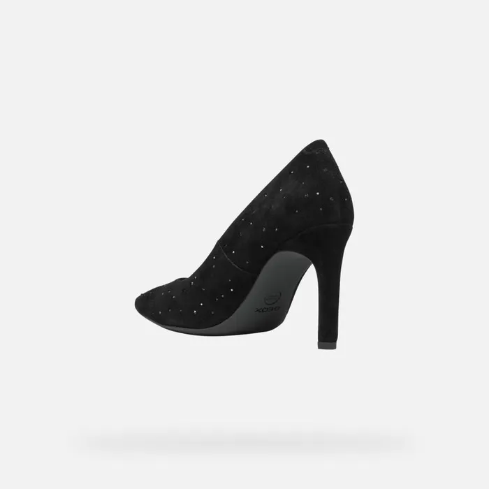 Woman Geox Pumps FAVIOLA WOMAN Brilliant Black Highheeled Court Shoes Brilliant Black
