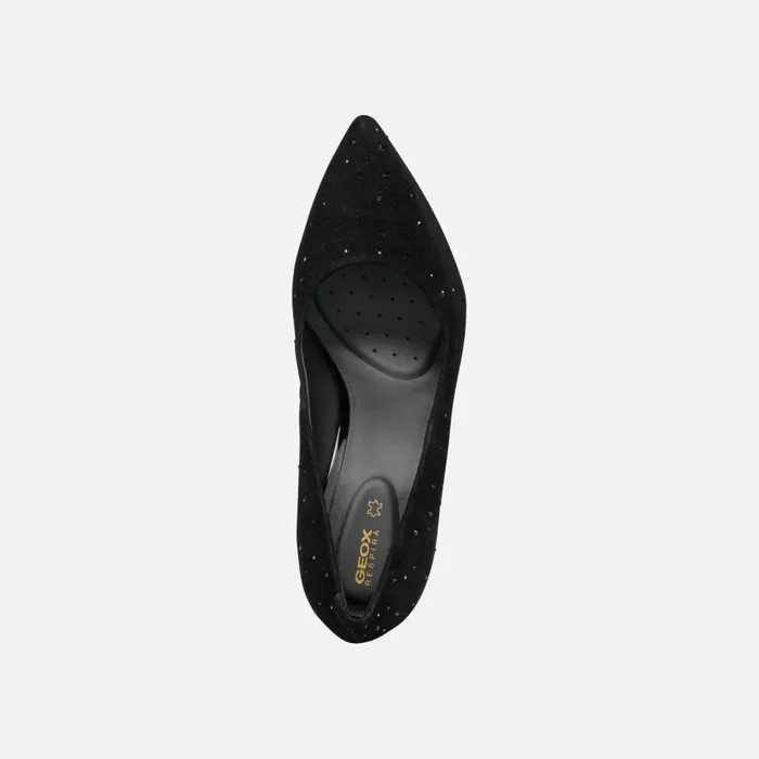 Woman Geox Pumps FAVIOLA WOMAN Brilliant Black Highheeled Court Shoes Brilliant Black