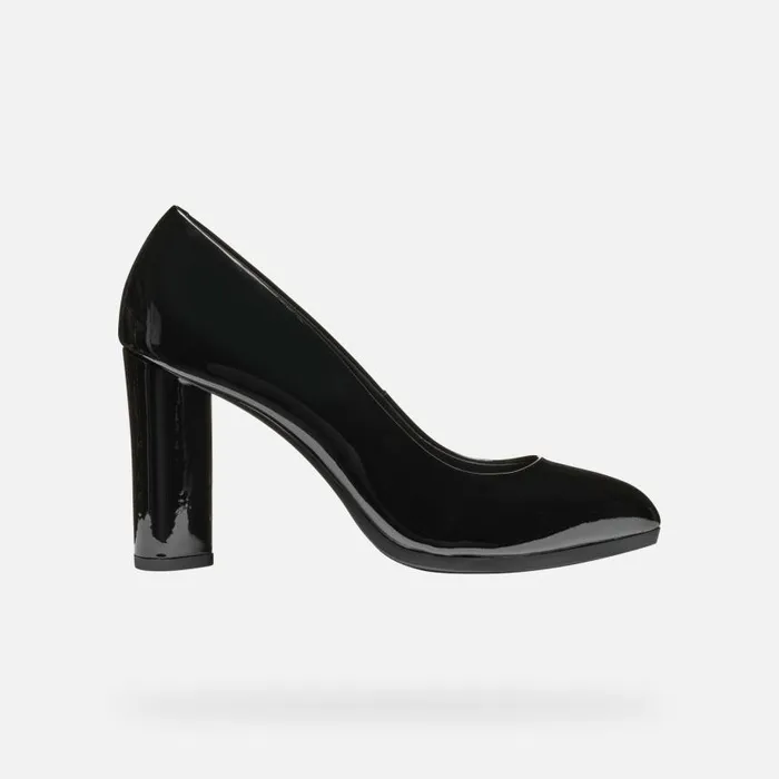 Woman Geox Pumps WALK PLEASURE 90 WOMAN Black Highheeled Court Shoes Black