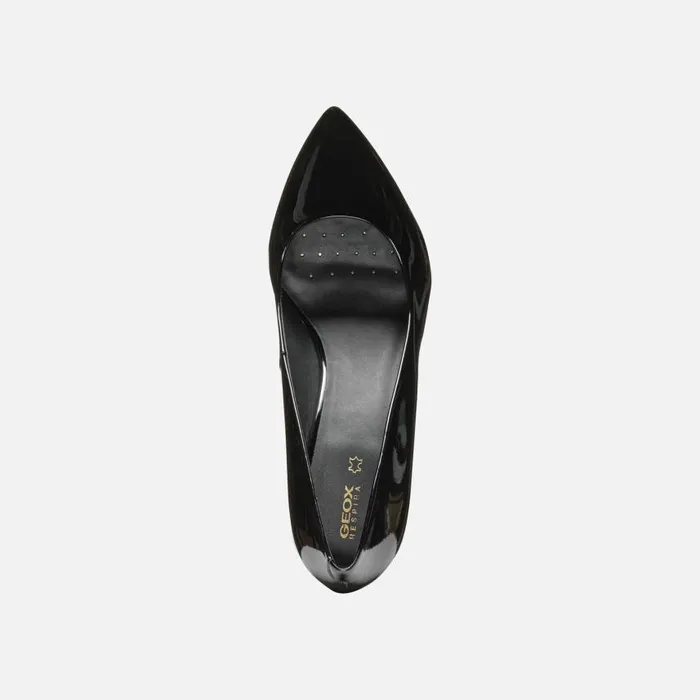 Woman Geox Pumps WALK PLEASURE 90 WOMAN Black Highheeled Court Shoes Black