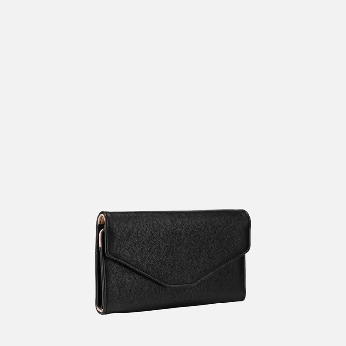 Woman Geox Purses And Wallets TRAWELLET WOMAN Black Wallet Black