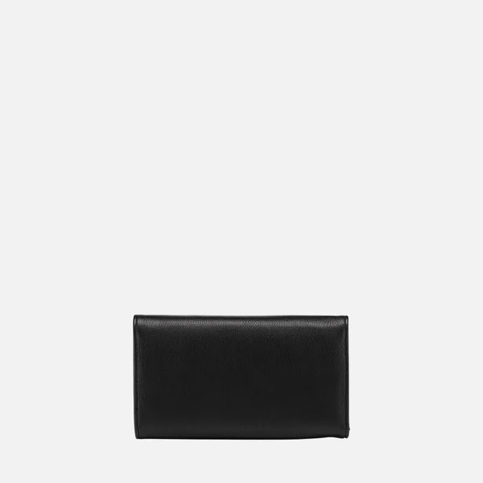 Woman Geox Purses And Wallets TRAWELLET WOMAN Black Wallet Black