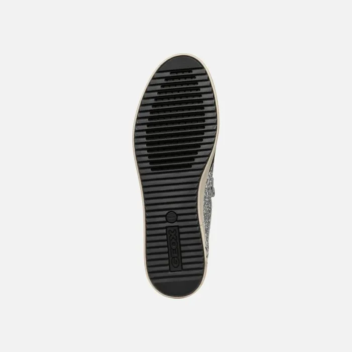 Woman Geox Sneakers BLOMIEE WOMAN SilverRock Low Top Sneakers Silverrock