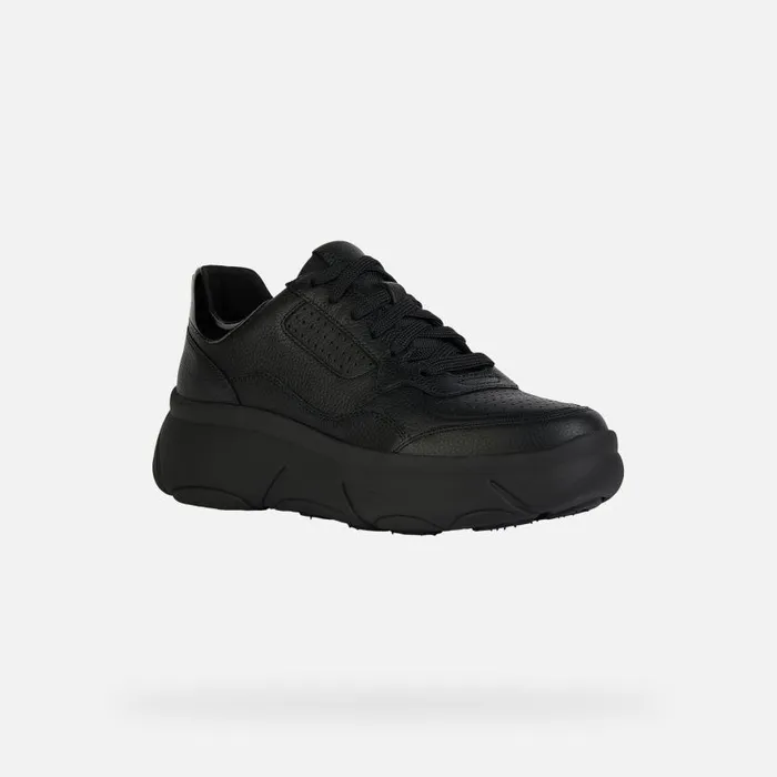 Woman Geox Sneakers NEBULA 20 X Women039s Black Low Top Sneakers Geox Black