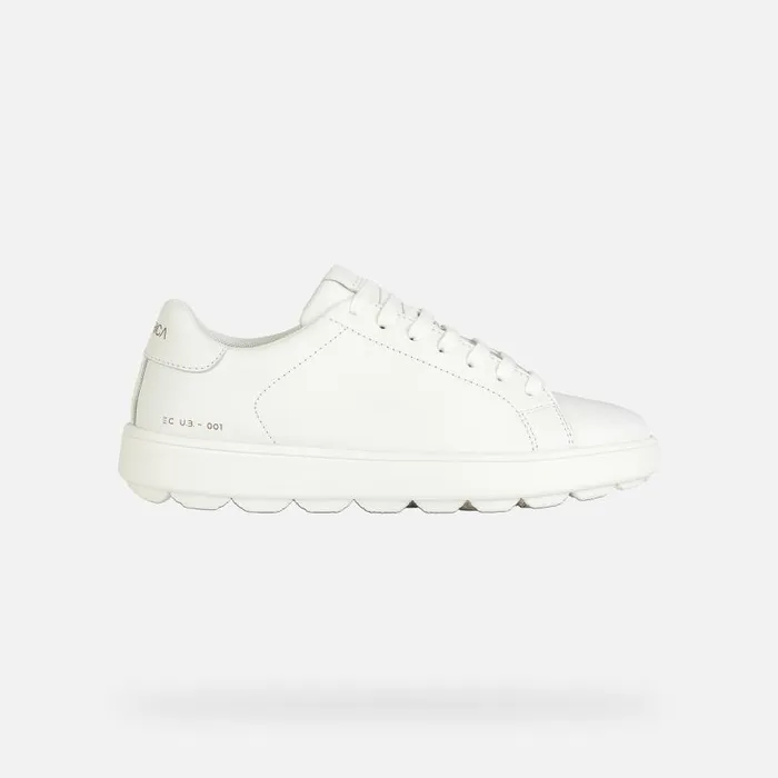 Woman Geox Sneakers SPHERICA ECUB1 Women039s White Low Top Sneakers Geox White