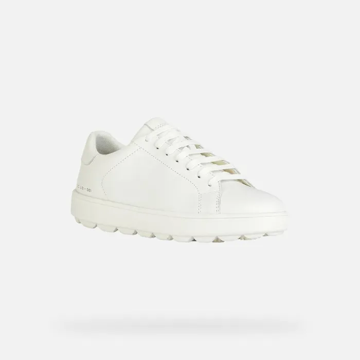 Woman Geox Sneakers SPHERICA ECUB1 Women039s White Low Top Sneakers Geox White