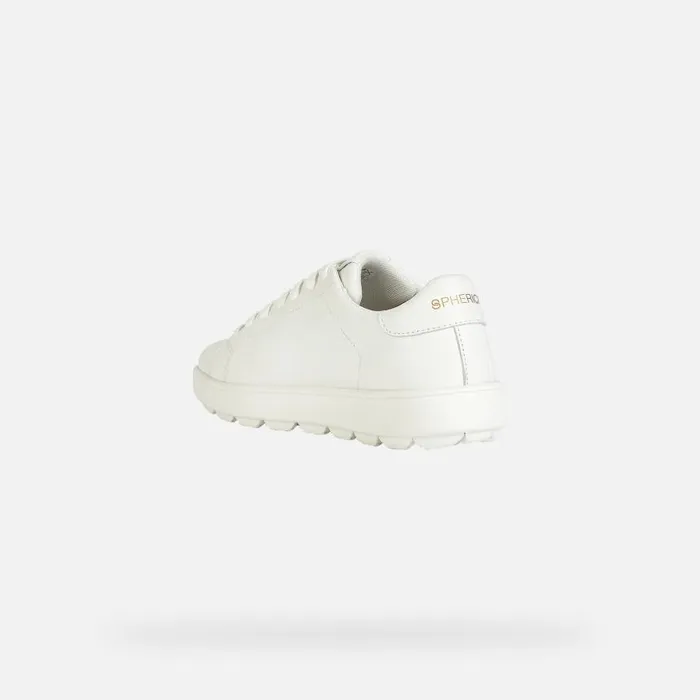 Woman Geox Sneakers SPHERICA ECUB1 Women039s White Low Top Sneakers Geox White
