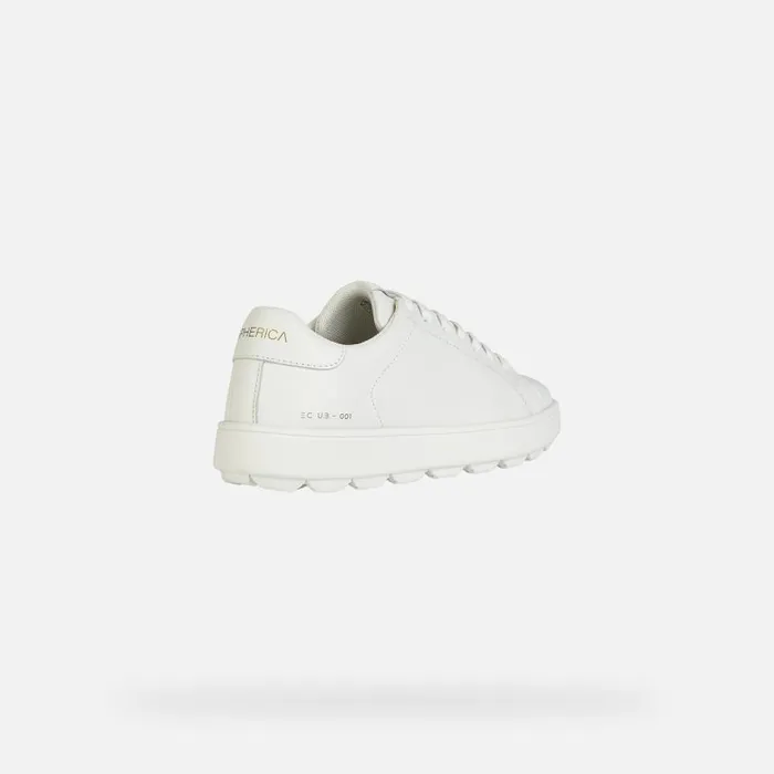 Woman Geox Sneakers SPHERICA ECUB1 Women039s White Low Top Sneakers Geox White