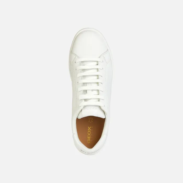 Woman Geox Sneakers SPHERICA ECUB1 Women039s White Low Top Sneakers Geox White