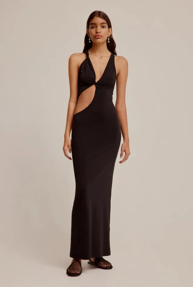Woman Venroy Dresses Twist Cut Out Dress