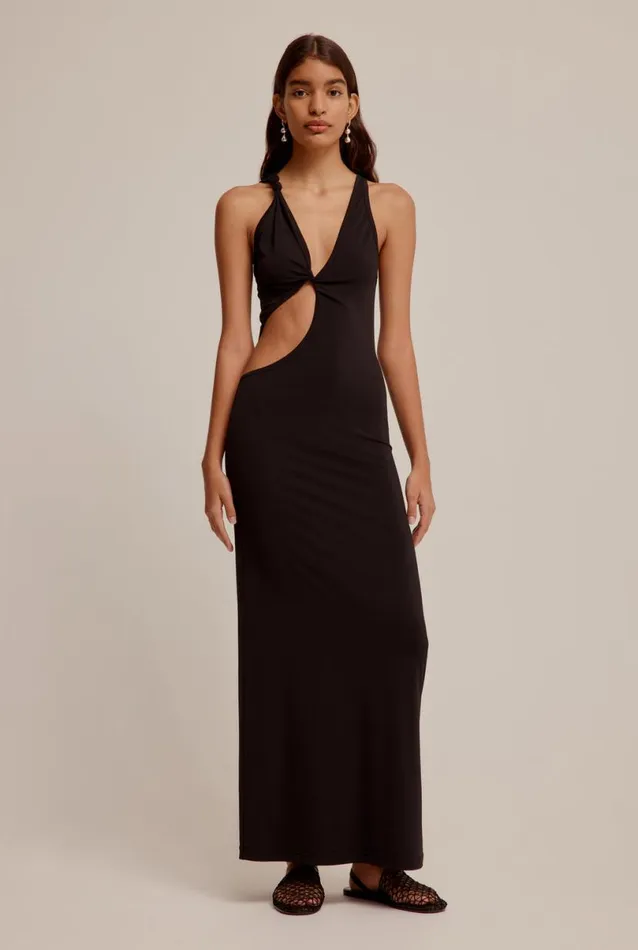 Woman Venroy Dresses Twist Cut Out Dress