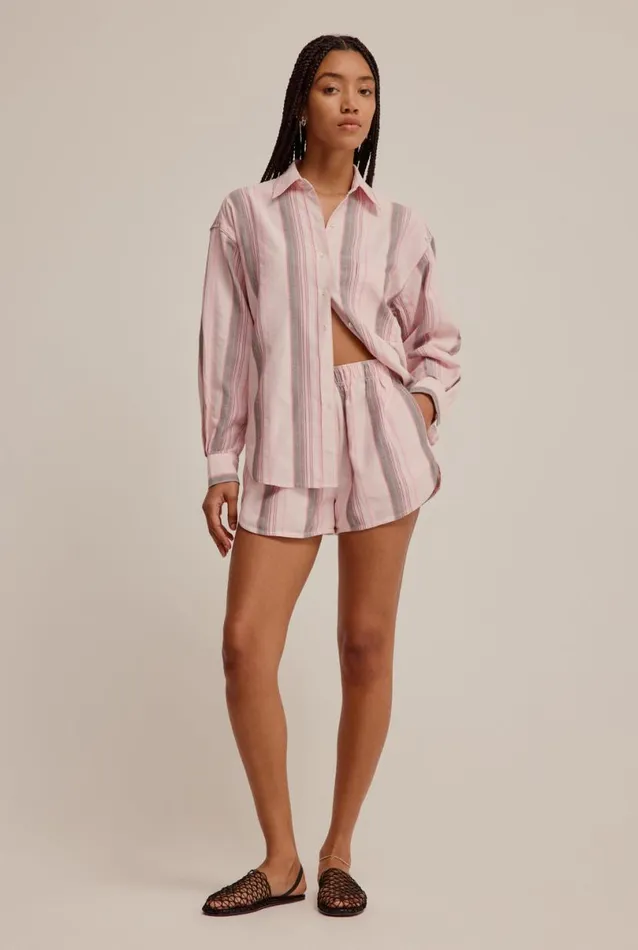 Woman Venroy Shirts Woven Stripe Shirt