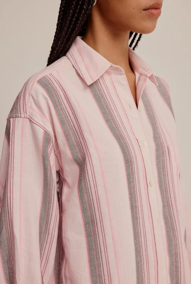 Woman Venroy Shirts Woven Stripe Shirt