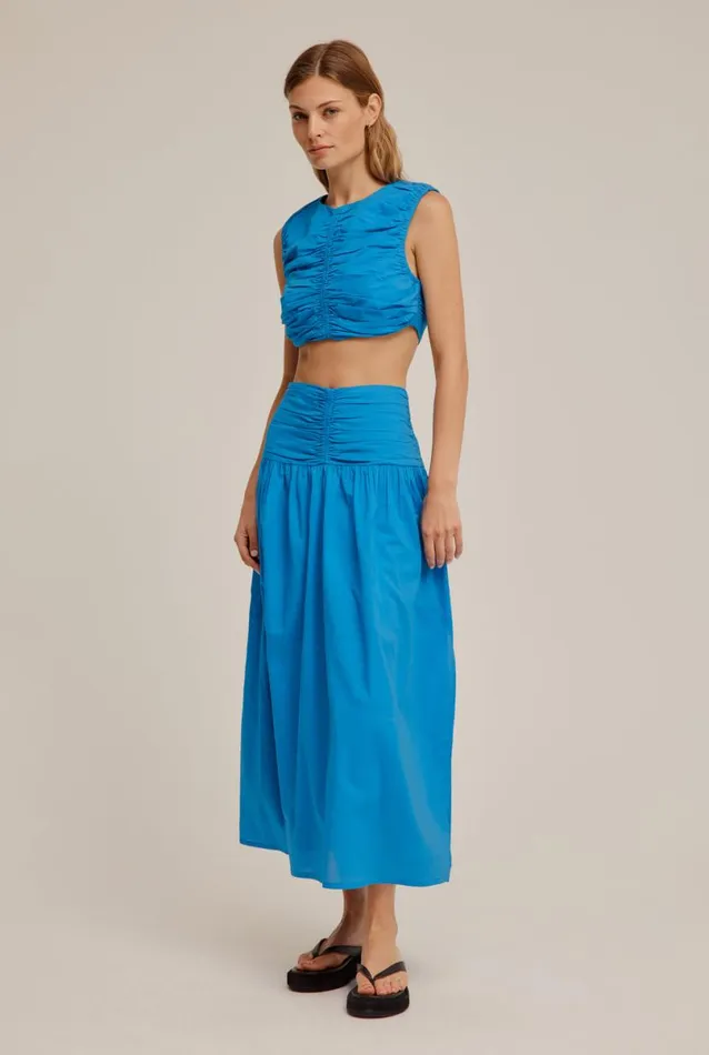 Woman Venroy Skirts Ruched Midi Skirt