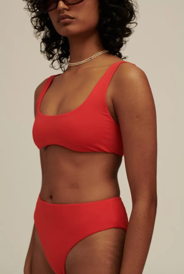 Woman Venroy Swim and Separates Scoop Neck Crop