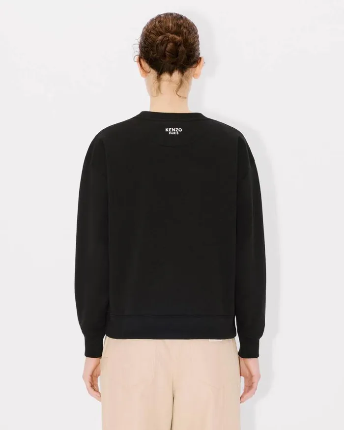 Women 039Boke Flower039 Sweatshirt In Cotton Black Kenzo Sweatshirts And Hoodies
