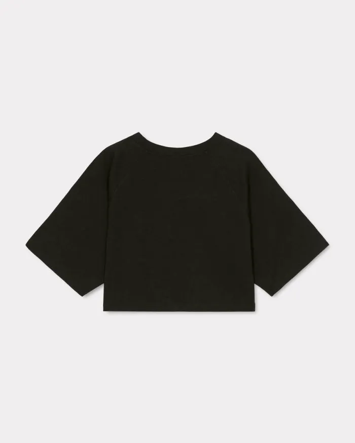 Women 039Boke Flower 20039 Boxy Tshirt Black Kenzo Tshirts And Polos