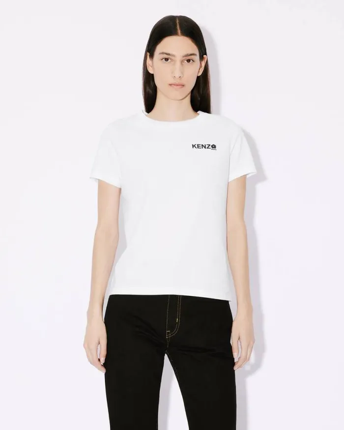 Women 039Boke Flower 20039 Tshirt White Kenzo Tshirts And Polos