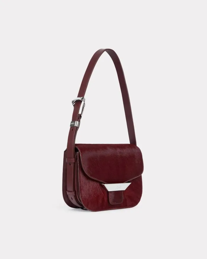 Women 039KENZO Ribbon039 Pony Bag Bordeaux Kenzo Bags