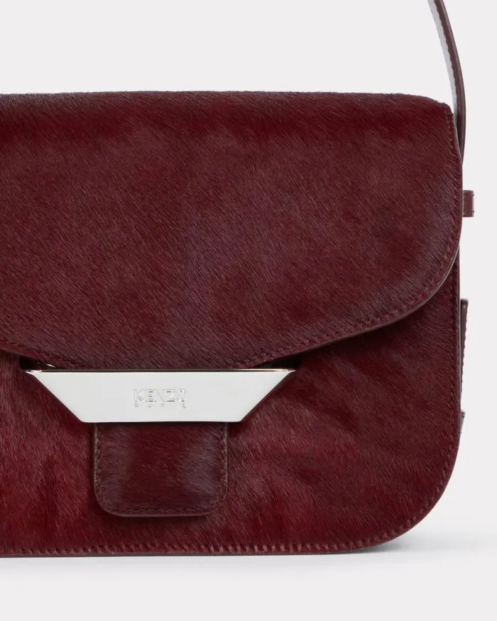 Women 039KENZO Ribbon039 Pony Bag Bordeaux Kenzo Bags