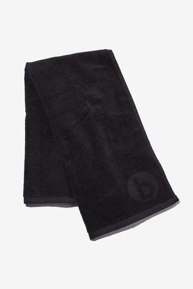 Women Active Accessories Cotton On Plush Cotton Sweat Towel Black