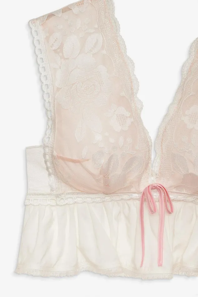 Women Alexa Sleep Top Ivory For Love and Lemons Lingerie Women Alexa Sleep Top Ivory For Love and Lemons Lingerie