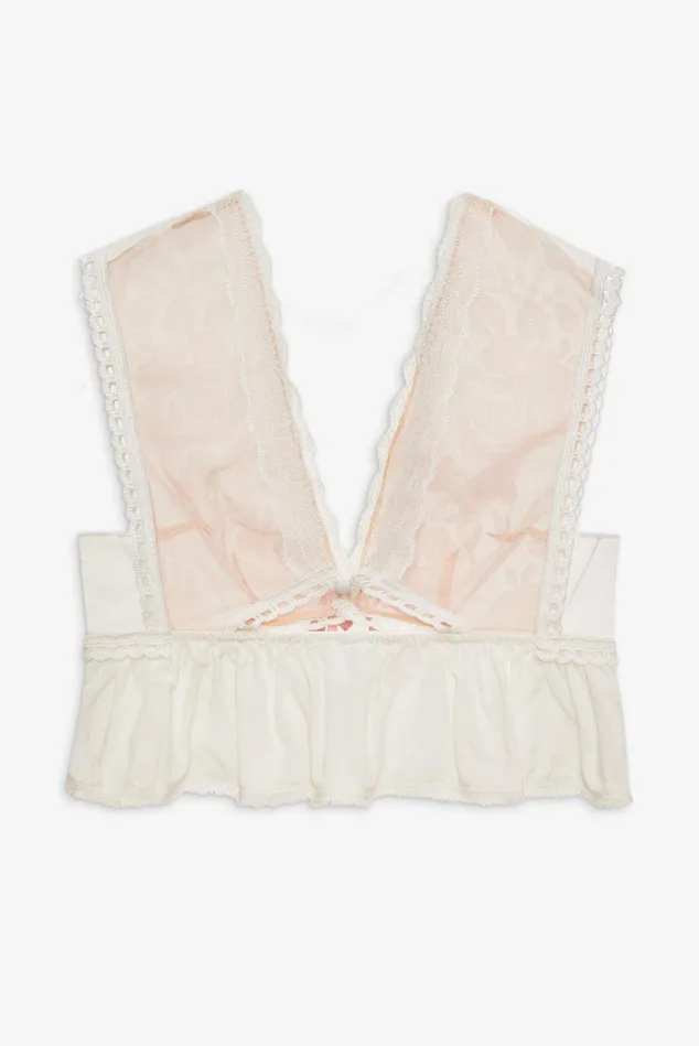 Women Alexa Sleep Top Ivory For Love and Lemons Lingerie Women Alexa Sleep Top Ivory For Love and Lemons Lingerie