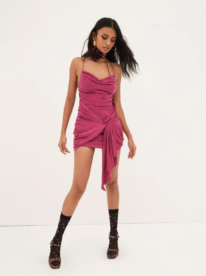 Women Allie Mini Dress Pink For Love and Lemons Dresses