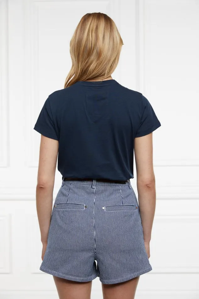 Women Amoria Short Ticking Stripe Holland Cooper Shorts Women Amoria Short Ticking Stripe Holland Cooper Shorts
