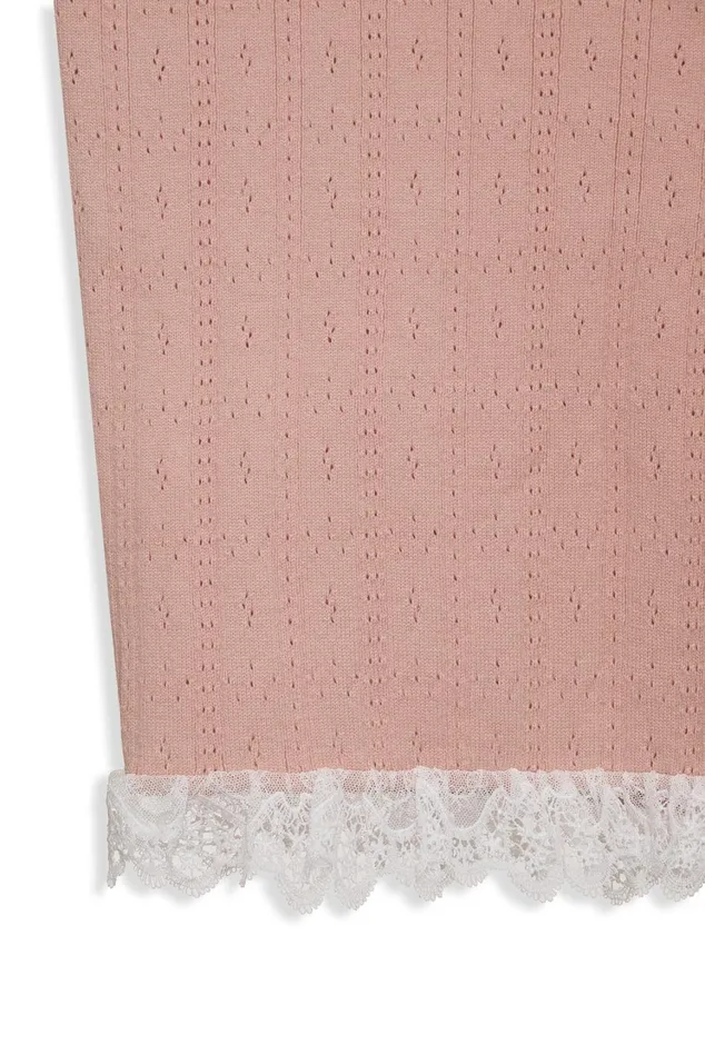 Women Andy Knit Midi Skirt Pink For Love and Lemons Knitwear Women Andy Knit Midi Skirt Pink For Love and Lemons Knitwear