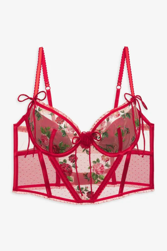 Women Anika Bustier Red For Love and Lemons Lingerie Women Anika Bustier Red For Love and Lemons Lingerie