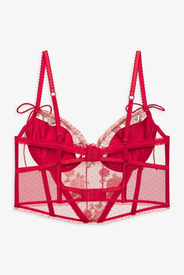 Women Anika Bustier Red For Love and Lemons Lingerie Women Anika Bustier Red For Love and Lemons Lingerie