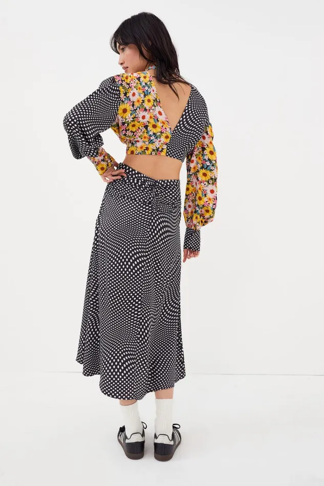 Women Anya Crop Top Black For Love and Lemons Tops Women Anya Crop Top Black For Love and Lemons Tops