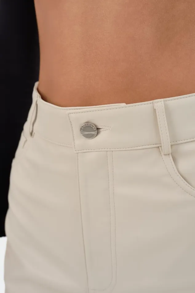 Women ARAE Faux Leather Shorts Bone LAMARQUE Pants and Shorts Women ARAE Faux Leather Shorts Bone LAMARQUE Pants and Shorts