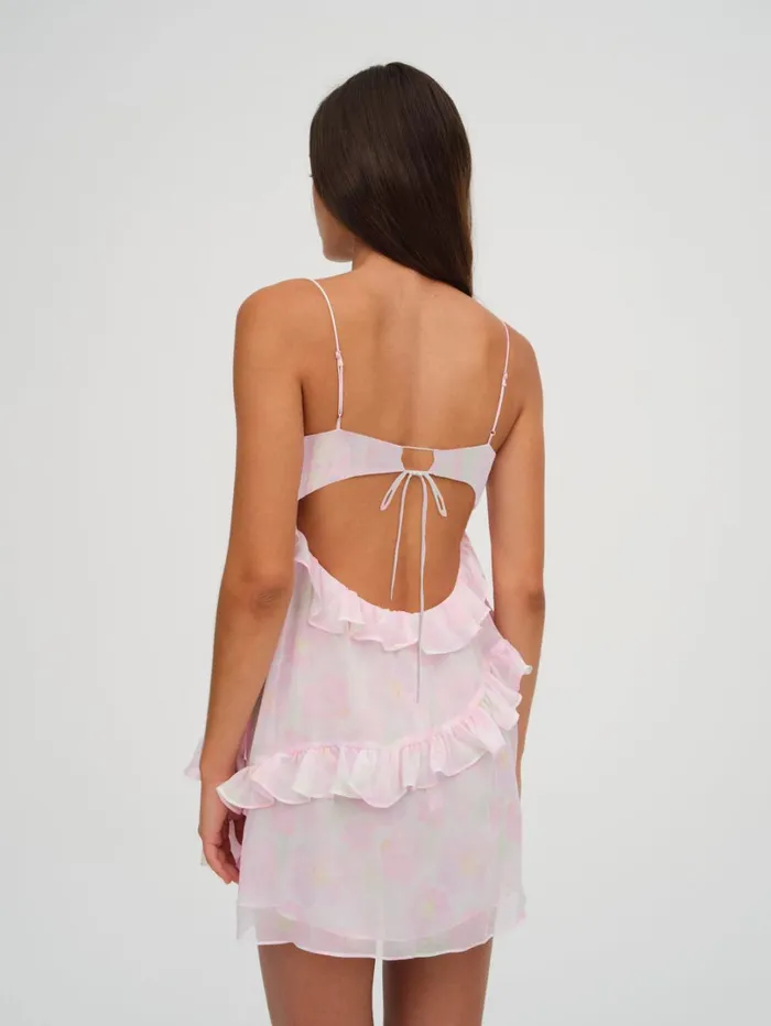 Women Ariana Mini Dress Pink For Love and Lemons Dresses Women Ariana Mini Dress Pink For Love and Lemons Dresses