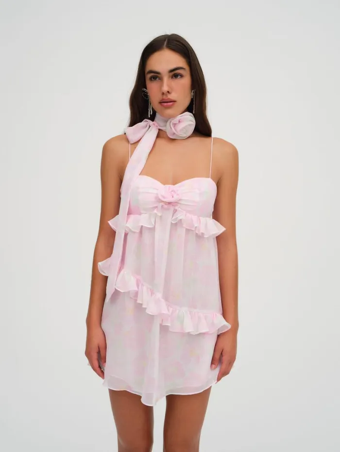 Women Ariana Mini Dress Pink For Love and Lemons Dresses Women Ariana Mini Dress Pink For Love and Lemons Dresses
