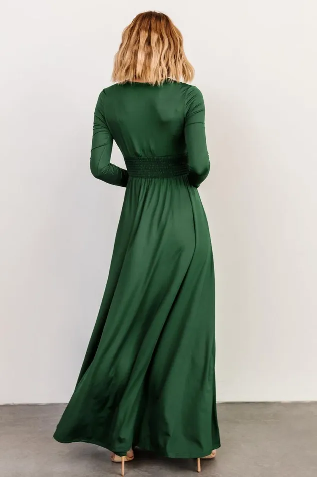 Women Arianna Maxi Dress Hunter Green Baltic Born Maxi Dresses Women Arianna Maxi Dress Hunter Green Baltic Born Maxi Dresses