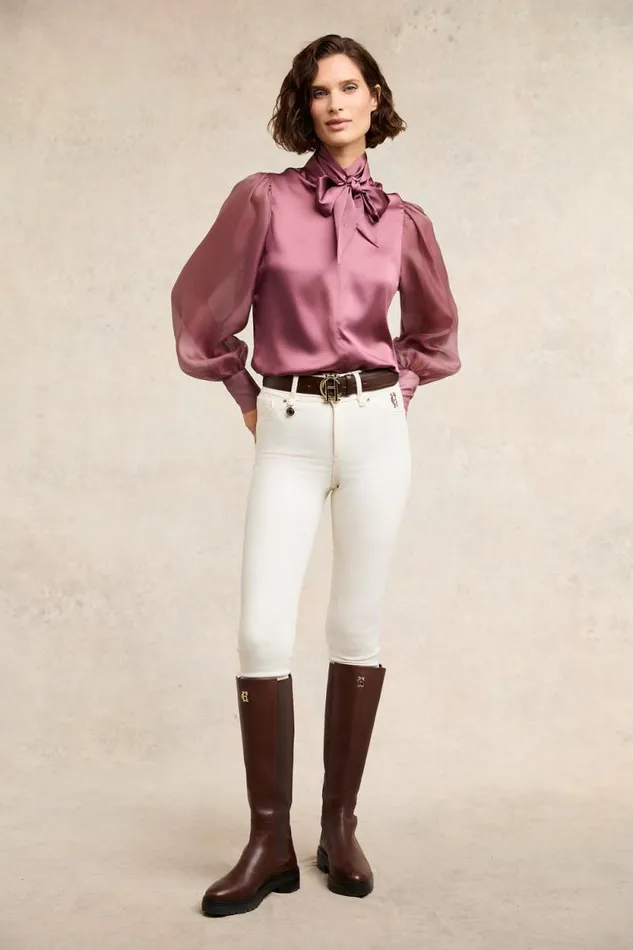 Women Ariella Blouse Berry Holland Cooper Shirts and Blouses Women Ariella Blouse Berry Holland Cooper Shirts and Blouses