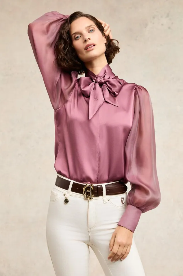 Women Ariella Blouse Berry Holland Cooper Shirts and Blouses Women Ariella Blouse Berry Holland Cooper Shirts and Blouses