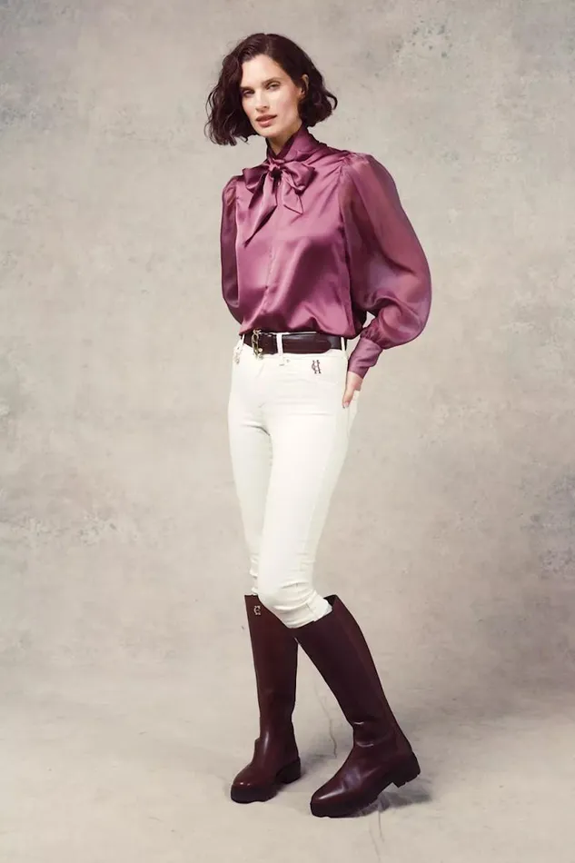 Women Ariella Blouse Berry Holland Cooper Shirts and Blouses Women Ariella Blouse Berry Holland Cooper Shirts and Blouses