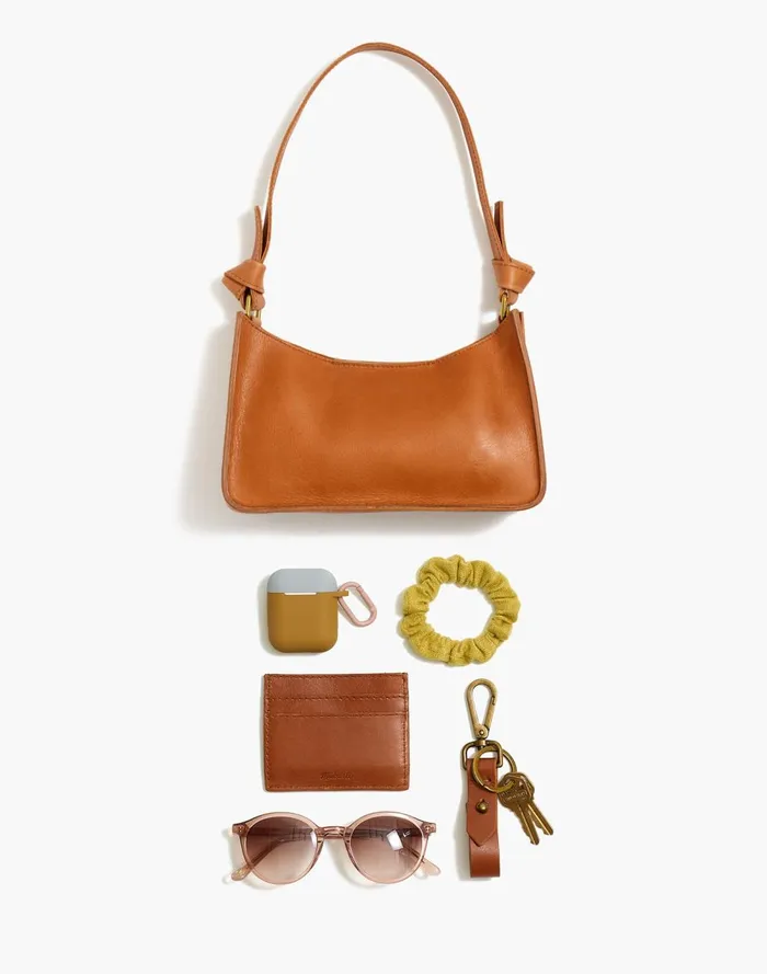 Women Bags Madewell The Sydney Shoulder Bag Burnished Caramel